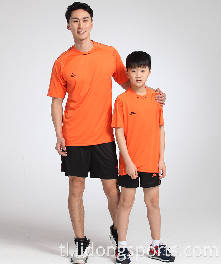 pakyawan plain soccer jerseys sportswear suite adult customized magulang-child soccer jersey